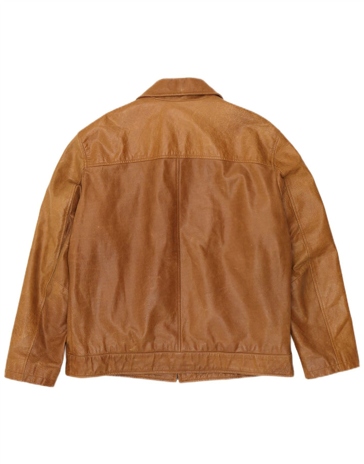 Mays & Rose Veste en cuir pour homme UK 42 XL Beige
