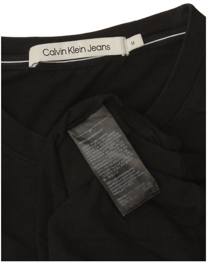 CALVIN KLEIN JEANS T-Shirt Homme Noir Moyen Coton