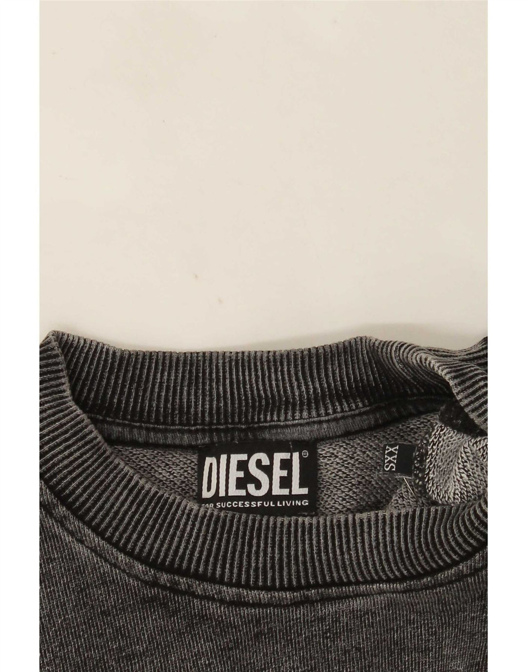 Diesel Sweat-shirt graphique pour homme 2XS Gris