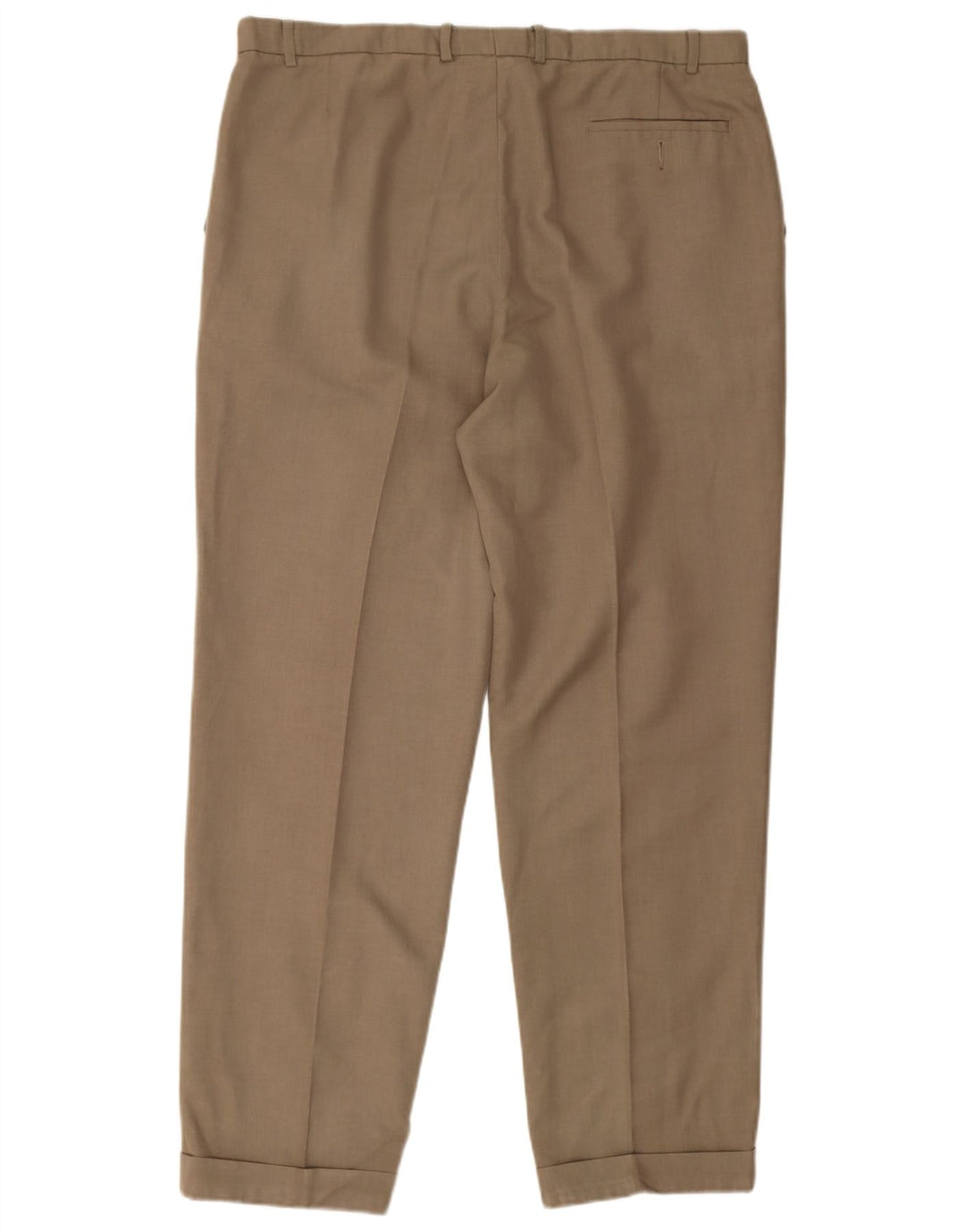 Marks & Spencer Pantalon de costume pour homme W40 L32 Kaki Polyester
