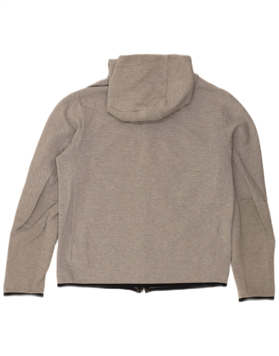 Nike Sweat à capuche zippé en coton moucheté gris moyen pour homme