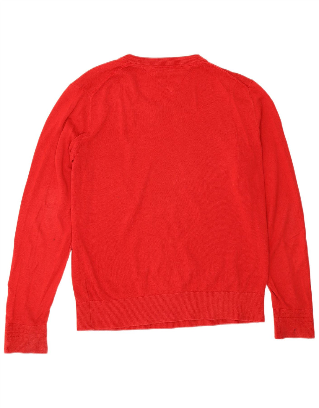Tommy Hilfiger Pull col V pour homme Petit Rouge