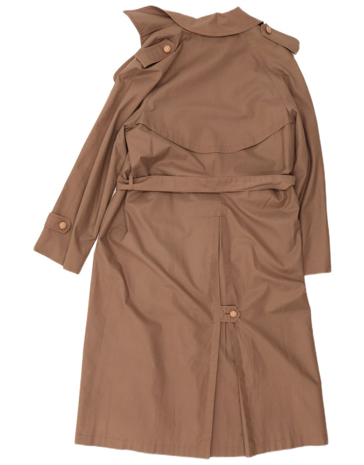 vintage Femme Trench Oversize EU 36 Petit Coton Beige