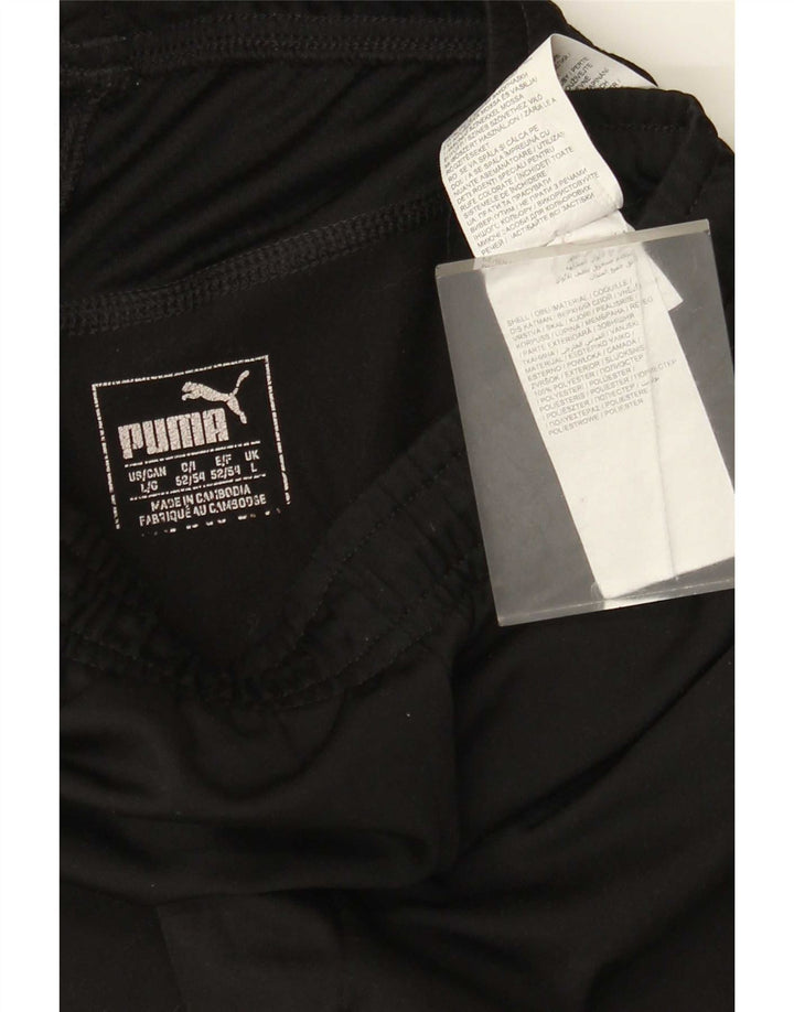 Puma Pantalon de survêtement pour homme Taille L Noir Polyester
