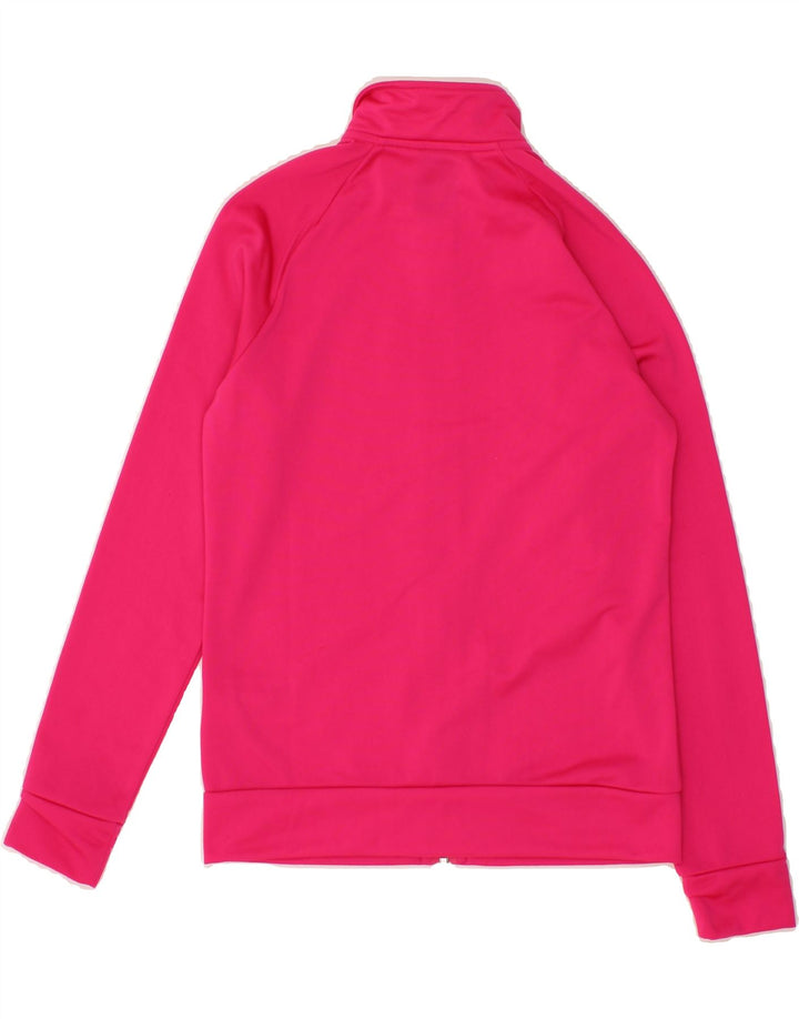ADIDAS Girls Tracksuit Top Jacket 12-13 Years Pink Polyester Vintage Adidas and Second-Hand Adidas from Messina Hembry 
