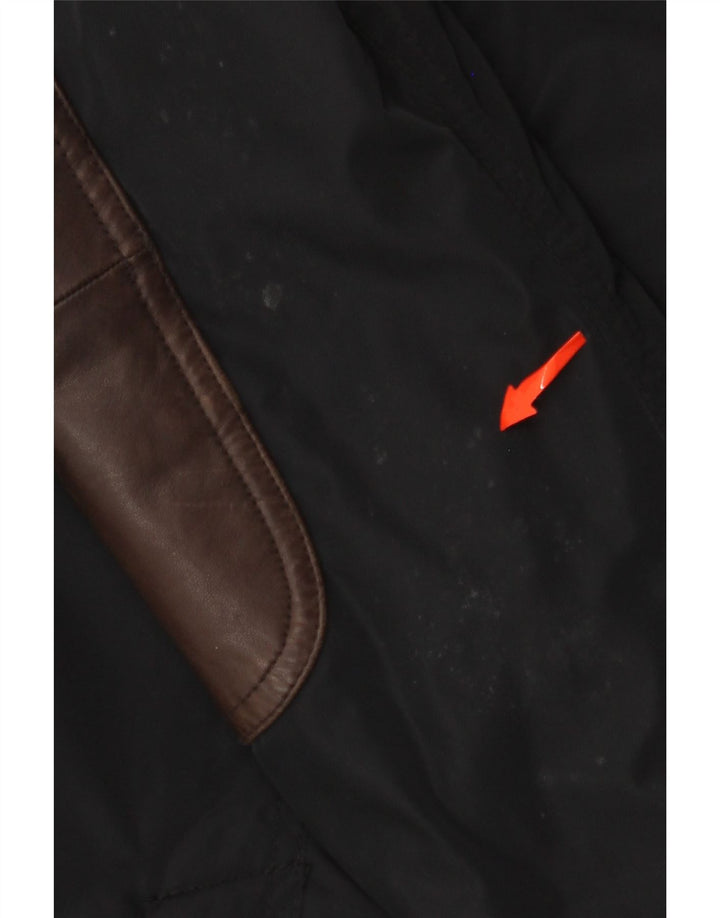 BARBOUR Veste utilitaire pour hommes UK 40 Large Noir Polyester