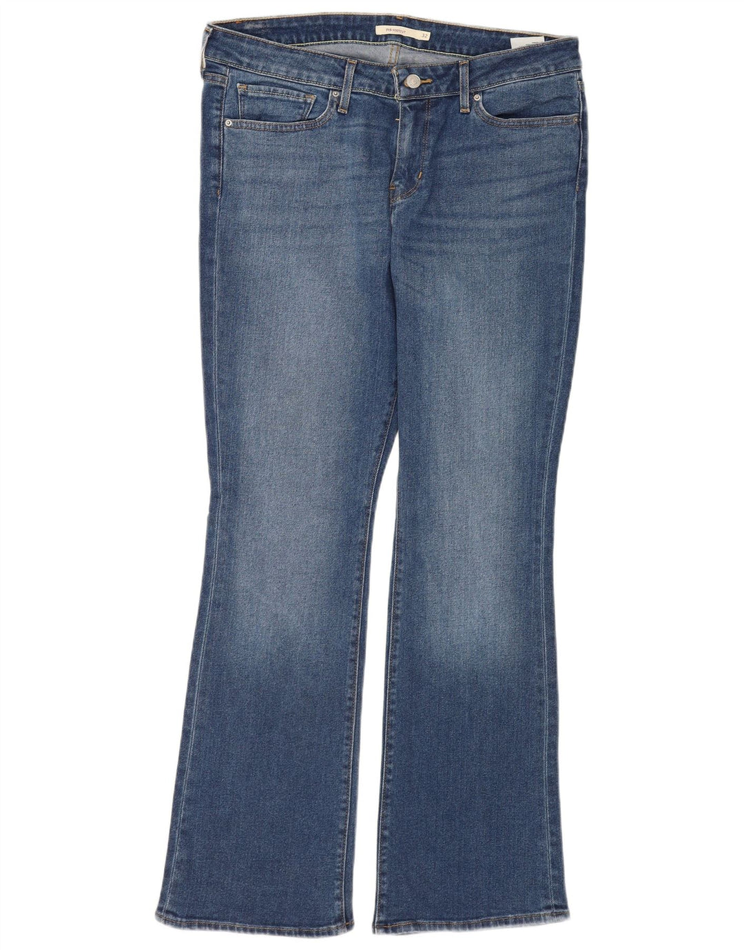 LEVI'S Jean Bootcut Femme 715 W32 L32 Bleu Coton