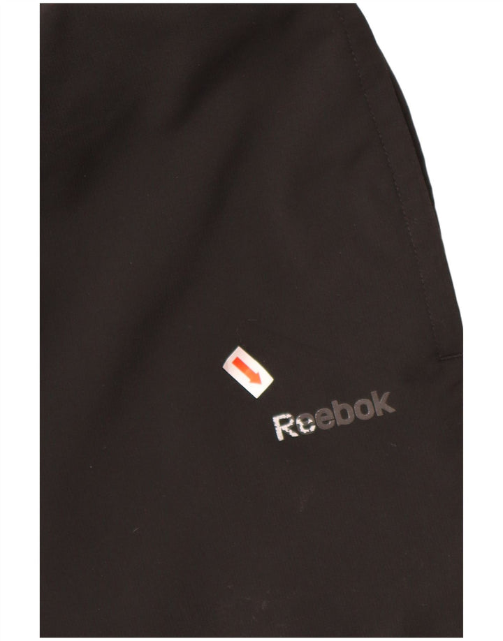 REEBOK Pantalon De Survêtement Homme Noir Moyen Polyester