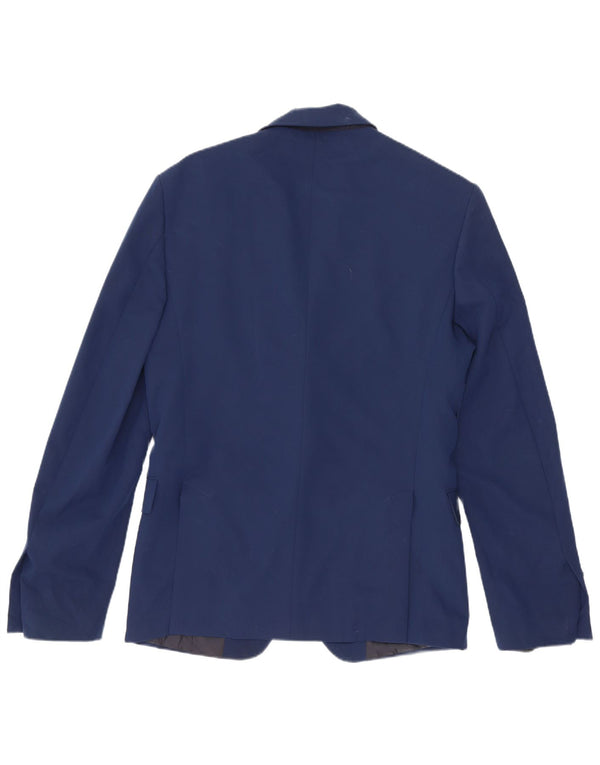 Zara Veste Blazer 2 Boutons Homme EU 44 XS Bleu Marine