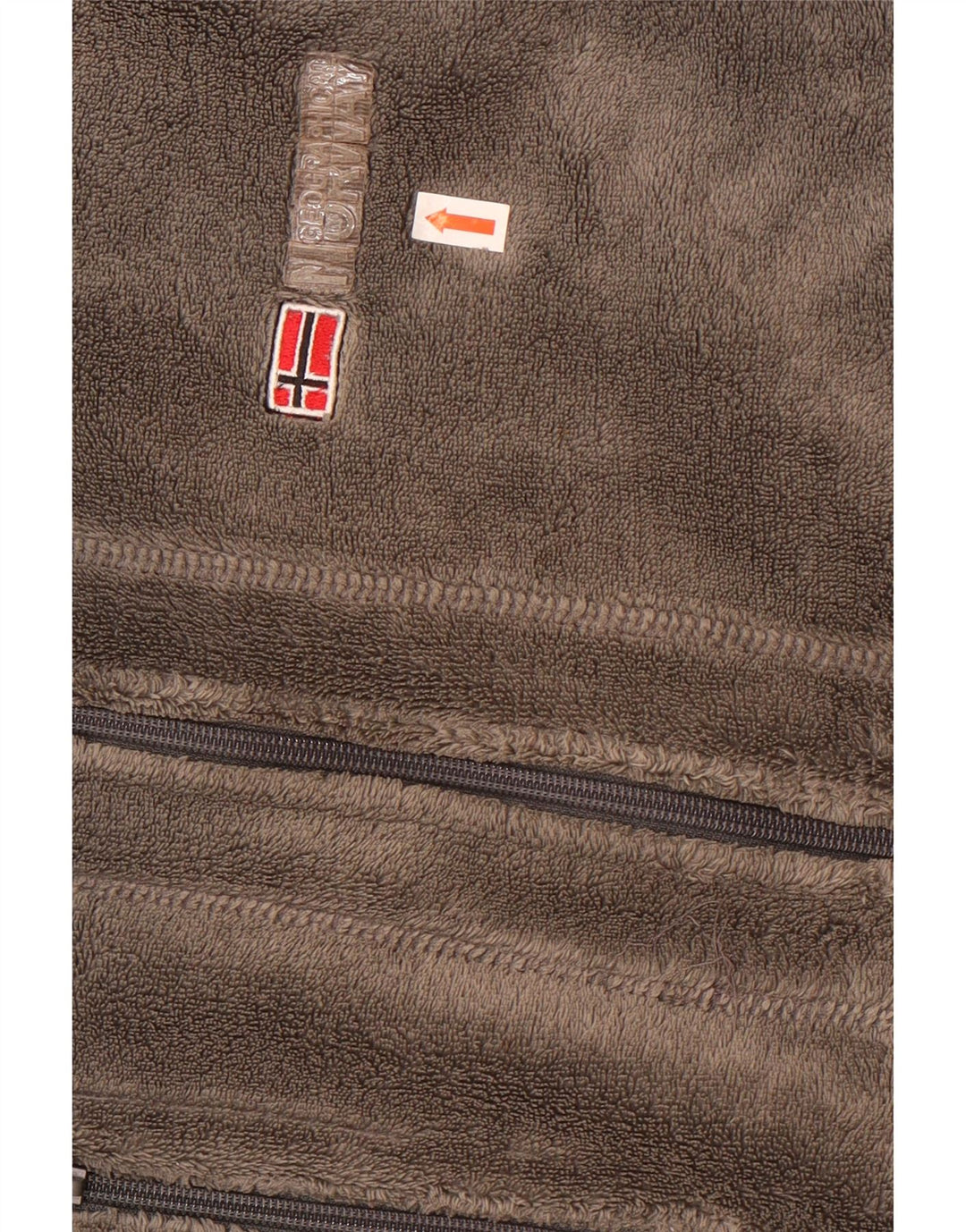 Veste Polaire Norvège Homme UK 38 Gris Moyen Colorblock Polyester Sports