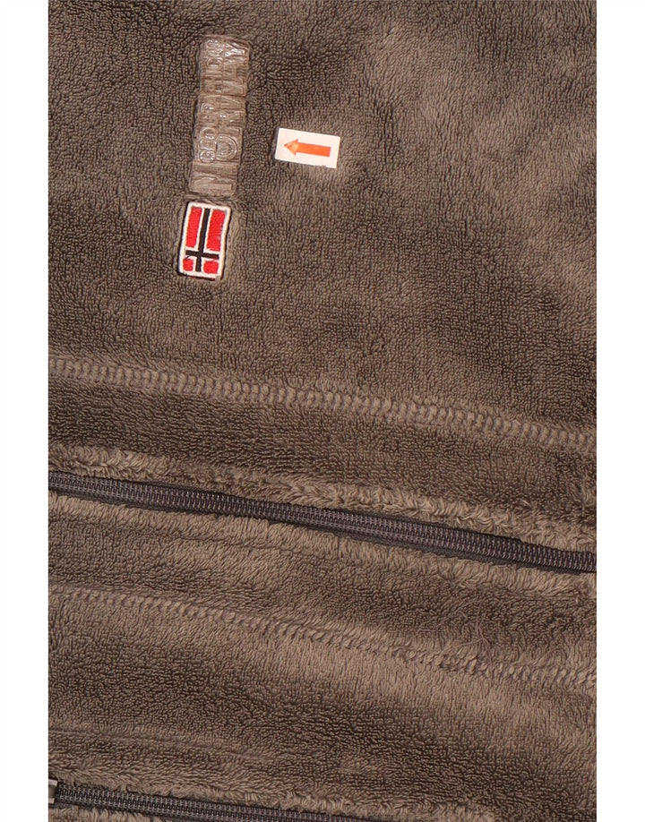 Veste Polaire Norvège Homme UK 38 Gris Moyen Colorblock Polyester Sports