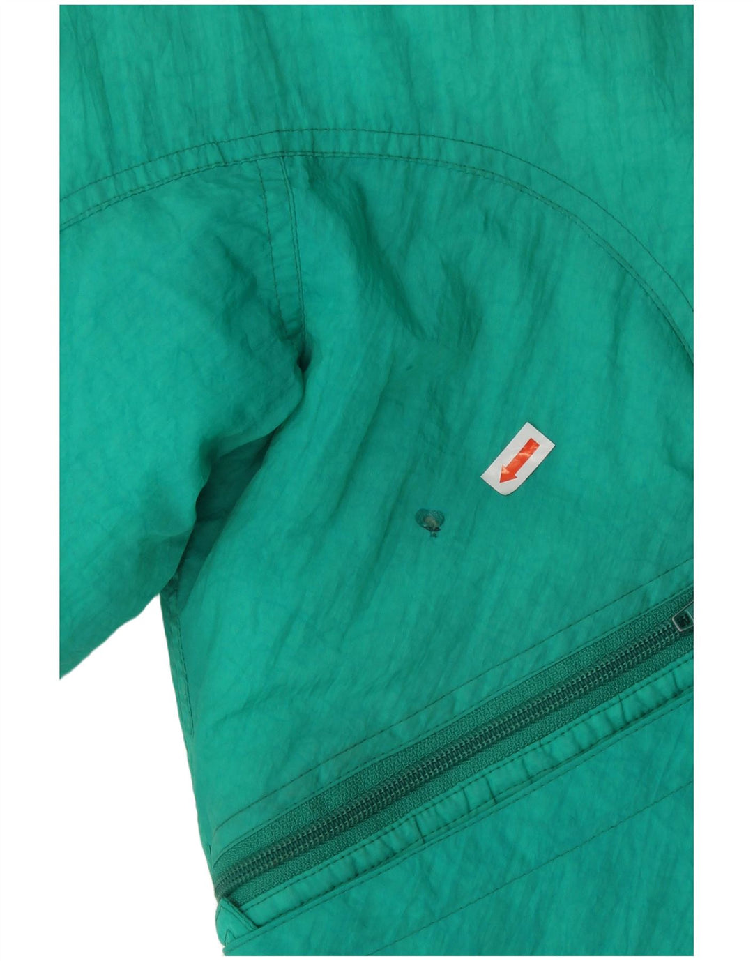 Belfe Veste de ski graphique surdimensionnée pour fille 10-11 ans Vert Polyamide Années 80