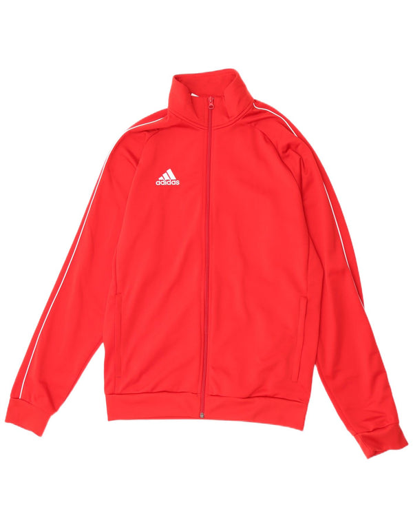 Adidas Veste de survêtement pour homme Rouge moyen Polyester