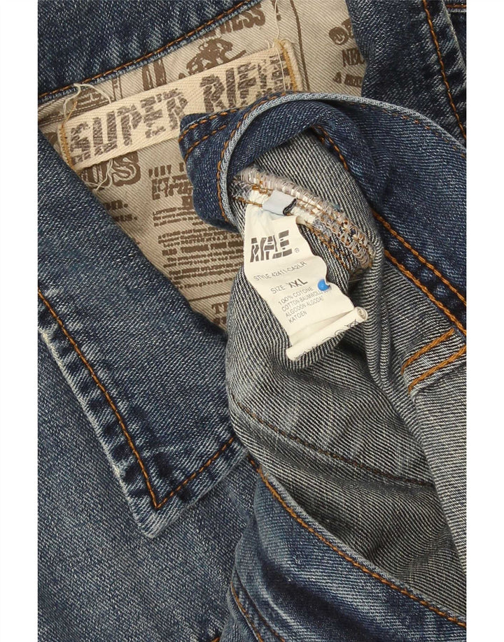 Veste en jean pour homme Rifle 2XL en coton bleu