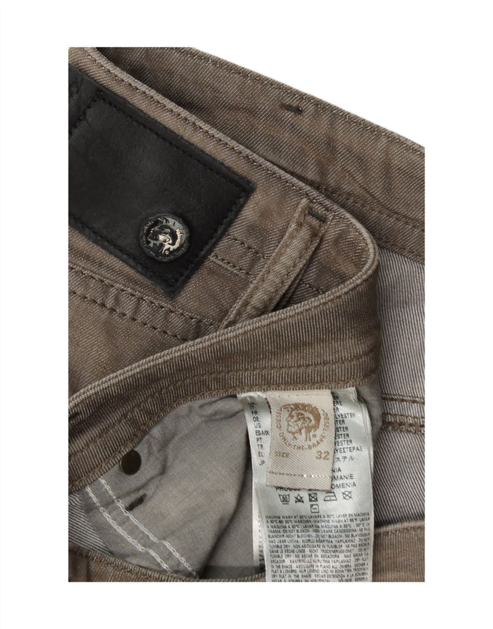 Diesel Jean Droit Homme W32 L32 Gris Coton