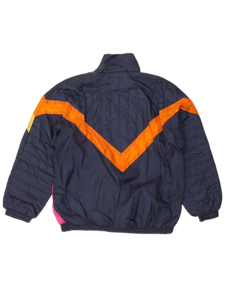 James Arrow Veste de survêtement pour homme XL Bleu marine Colorblock Polyester