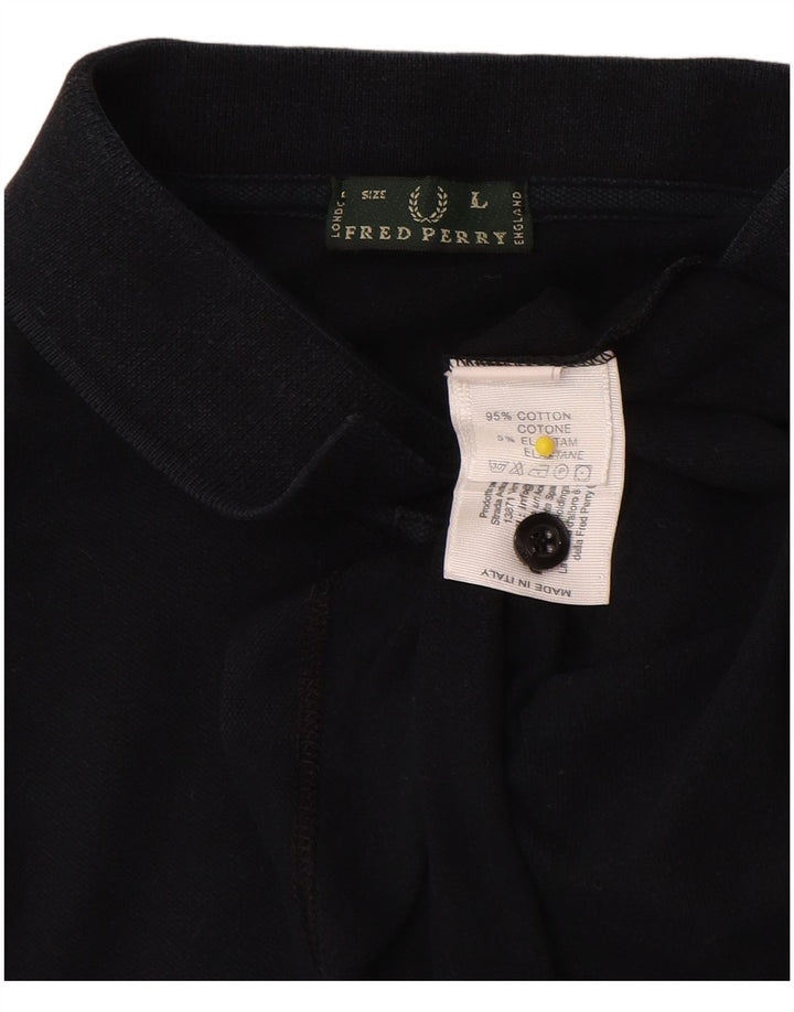 Fred Perry Polo Homme Grand Bleu Marine Coton