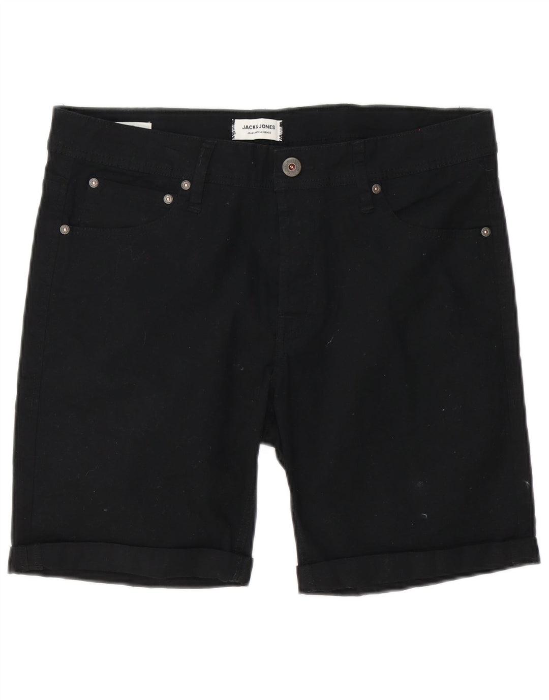 Jack & Jones Short Casual Homme Moyen W32 Noir Coton