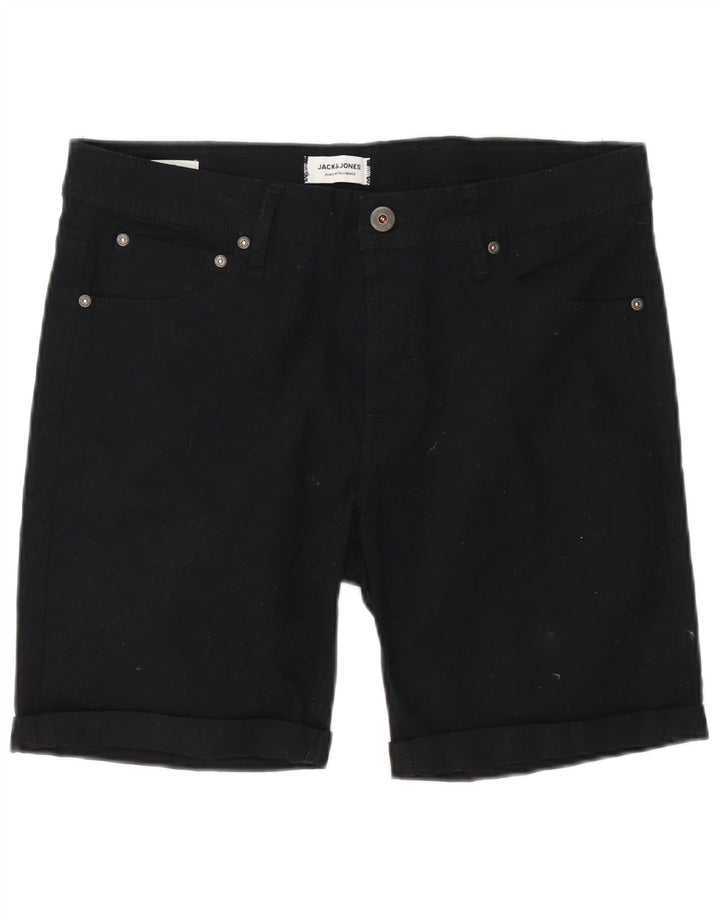 Jack & Jones Short Casual Homme Moyen W32 Noir Coton