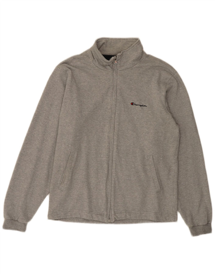 CHAMPION Veste de Survêtement Homme Gris Moyen Coton