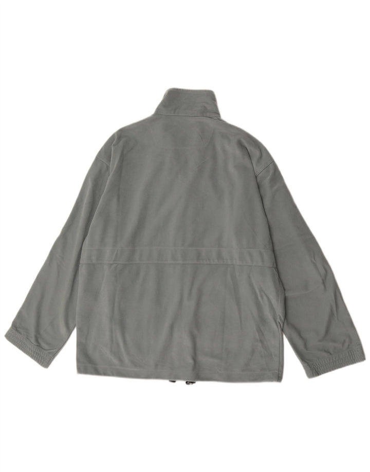 Diadora Veste de survêtement en velours pour homme UK 40 Large Gris Polyester