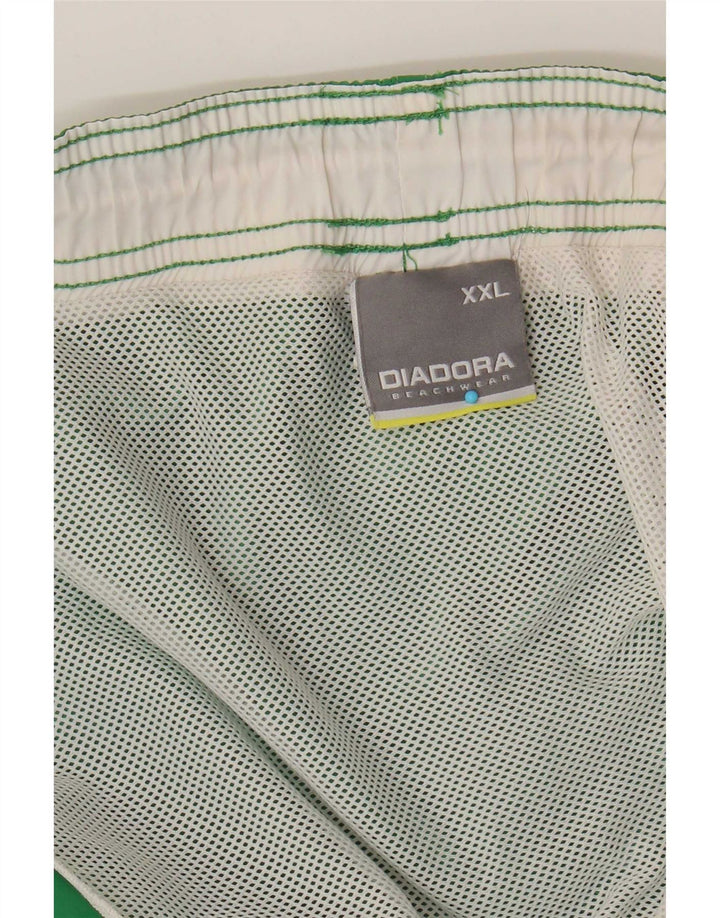 Diadora Short de bain homme 2XL vert polyester