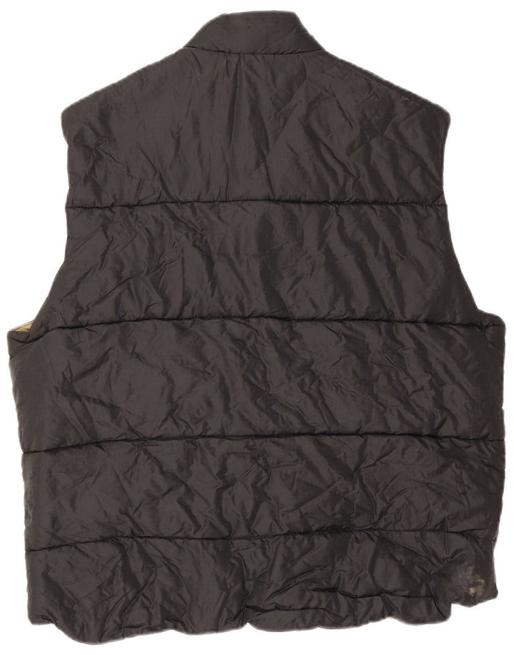 North Sails Gilet rembourré réversible pour homme UK 40 Large Noir