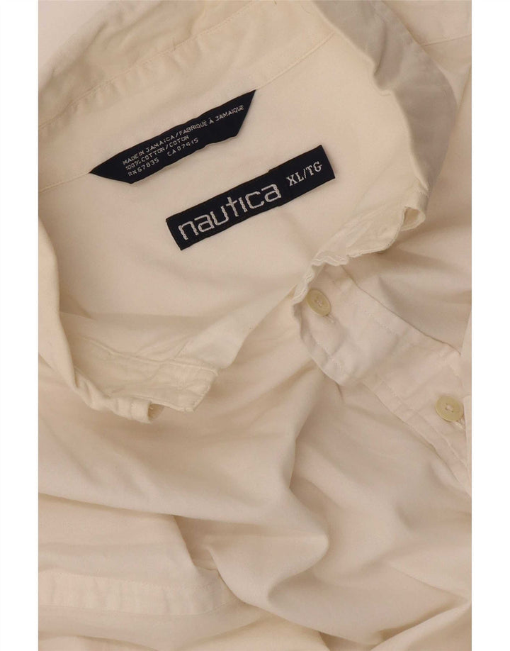 Nautica Chemise Homme XL Blanc Coton