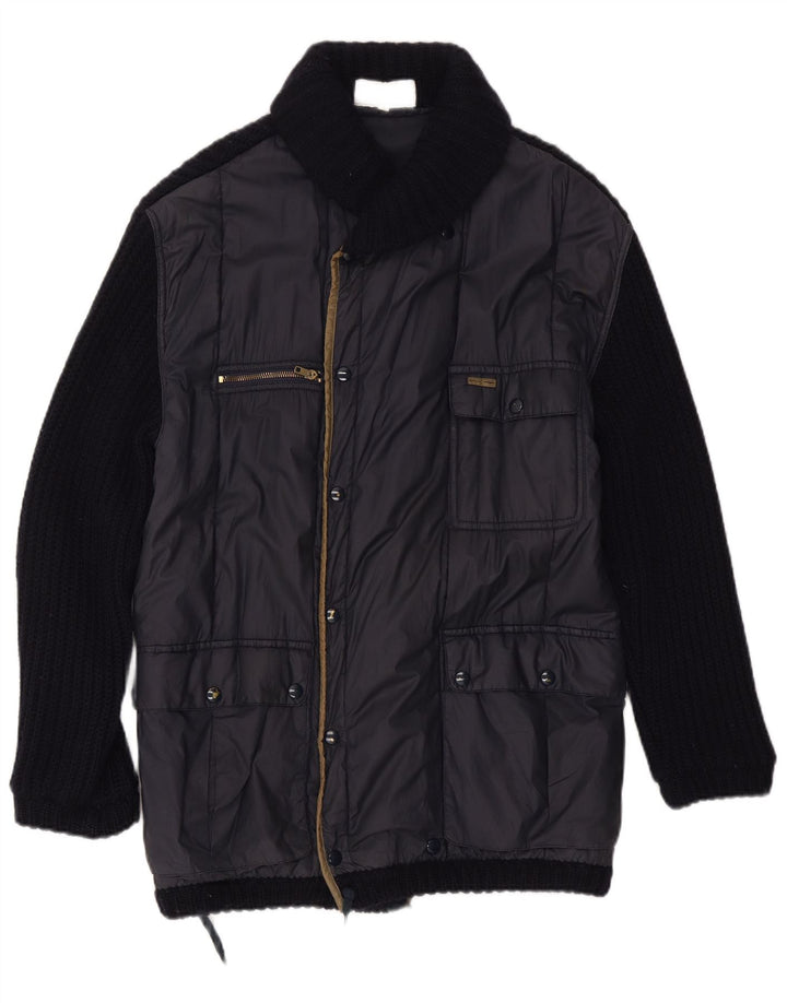 Iceberg Veste utilitaire pour homme UK 38 Laine bleu marine moyen
