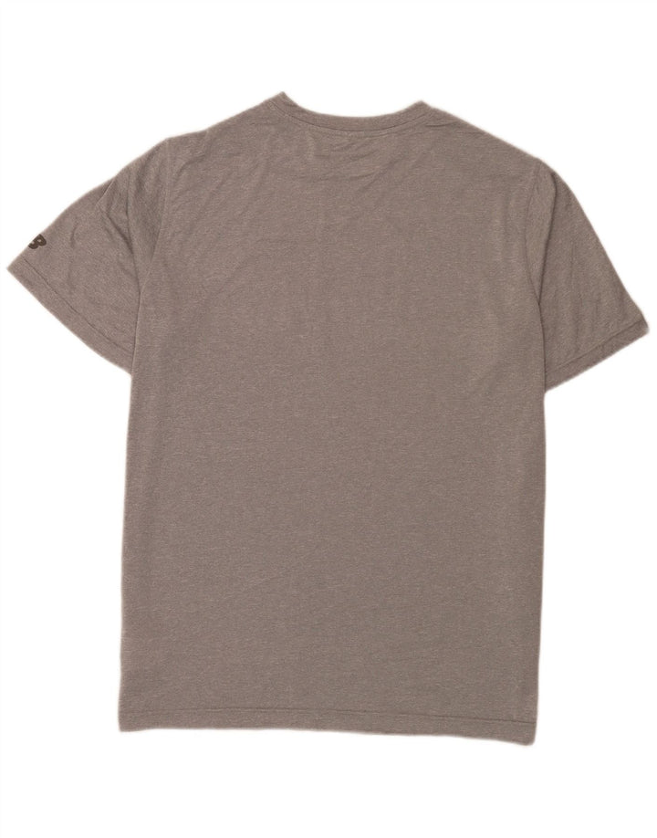 New Balance T-Shirt Graphique Homme Top XL Gris Polyester