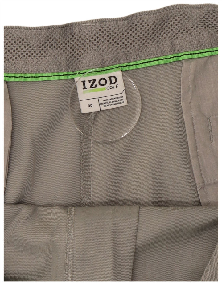 Izod Short Cargo Homme W40 XL Gris Polyester