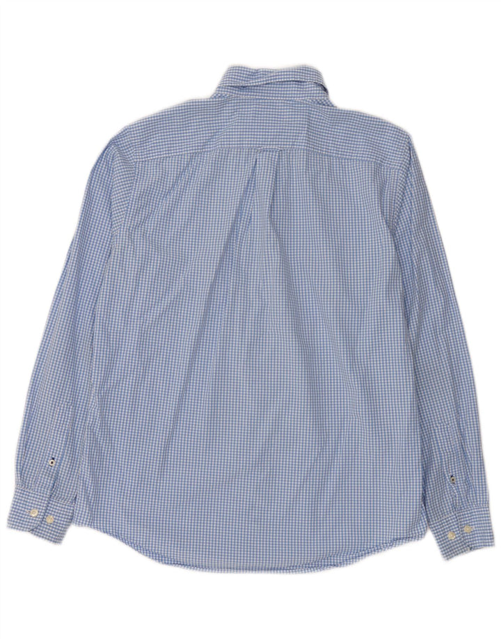 Nautica Chemise Homme Petit Bleu Vichy Coton
