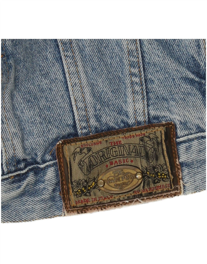 Wampum Veste en jean pour homme UK 42 XL Bleu