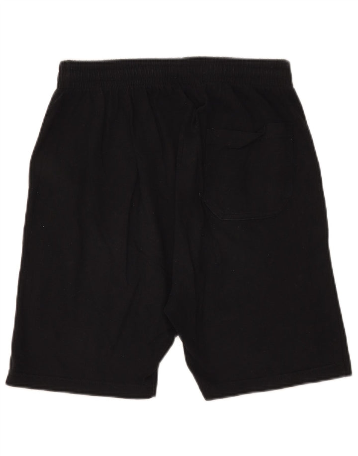 Champion Short de Sport Homme Coton Noir Moyen