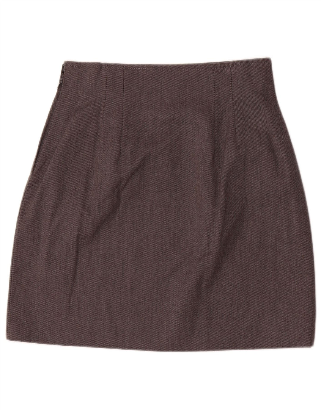 vintage Femmes 2 Bouton 2 Pièces Jupe Ensemble UK 12 Moyen W28 Gris Rayé