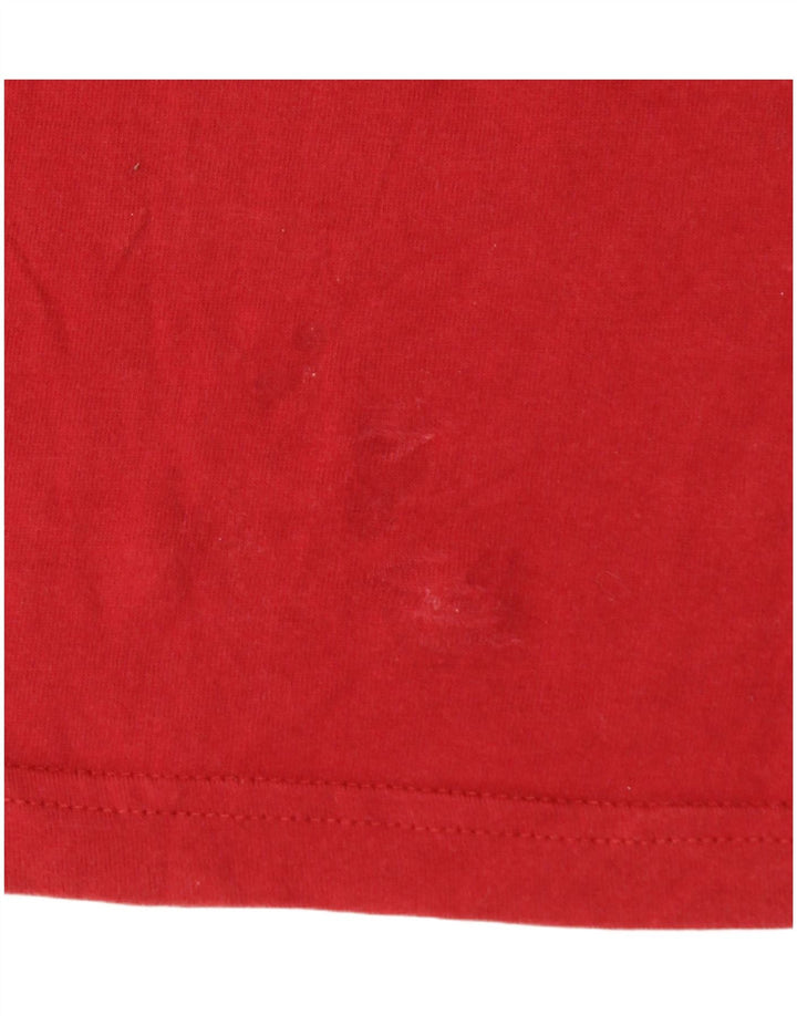 REEBOK T-Shirt Graphique Homme Petit Rouge Coton