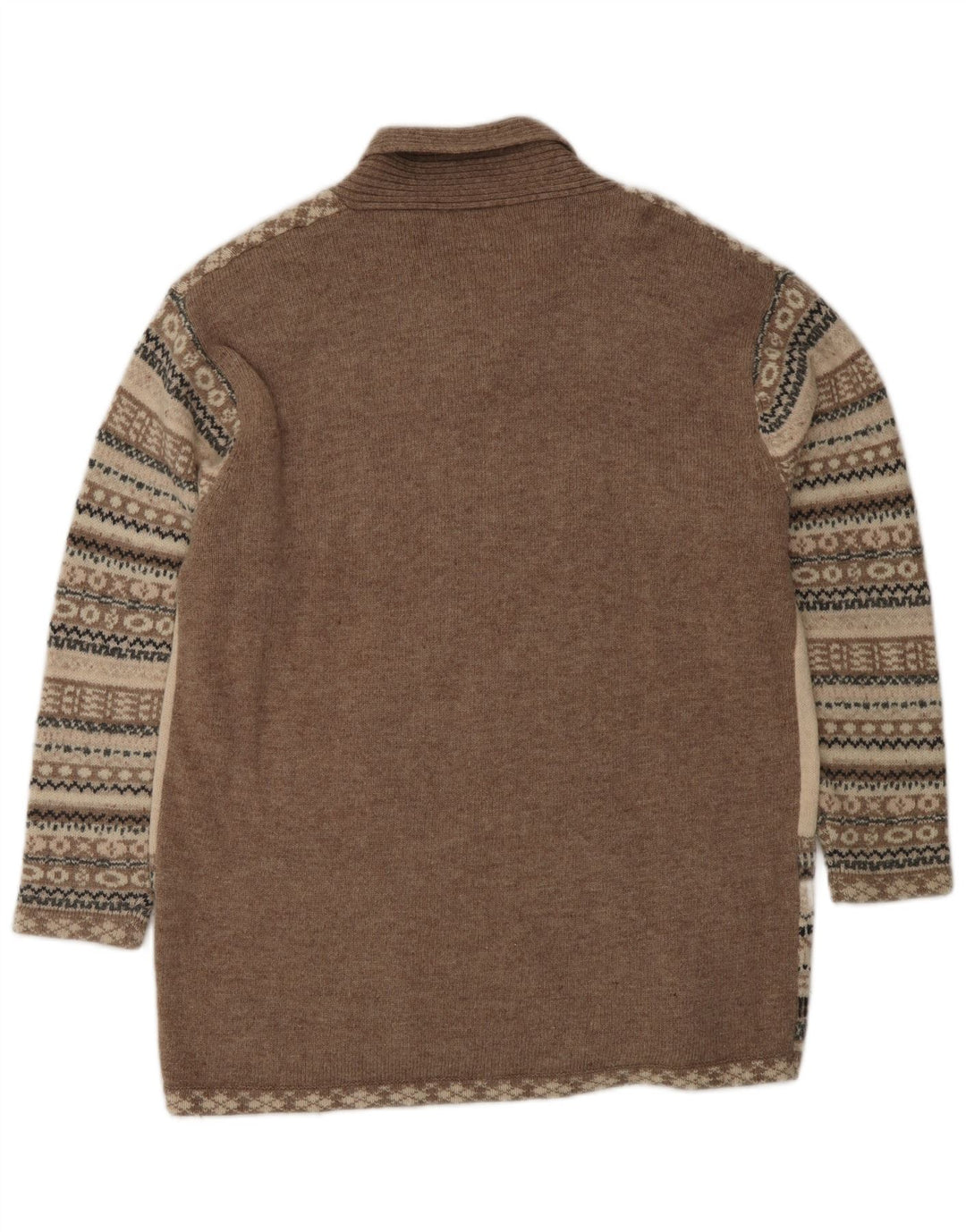 SURPRISE Pull ample à col châle pour femme IT 40/42 Beige moyen