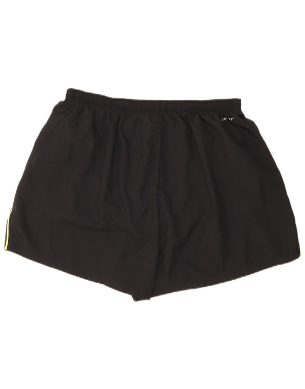 Nike Short de sport pour homme 2XL en polyester color block noir