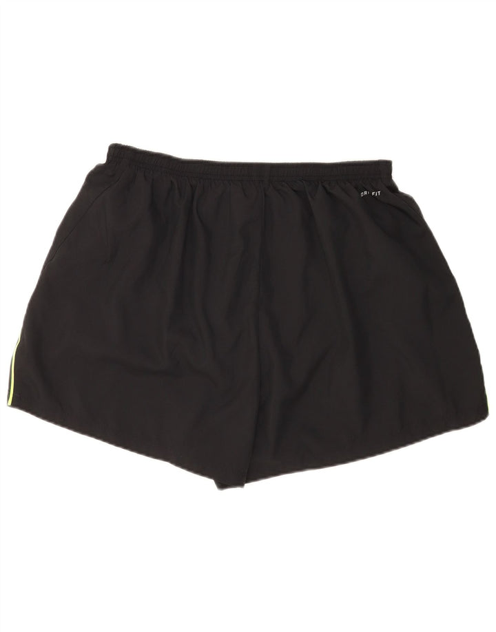 Nike Short de sport pour homme 2XL en polyester color block noir