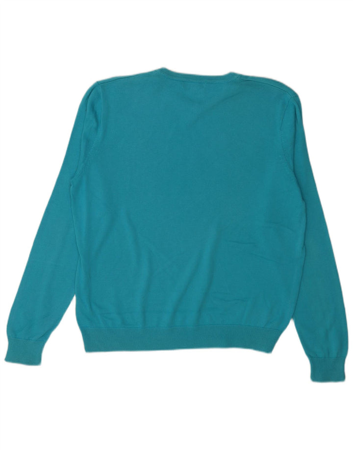 Lyle & Scott Pull Col V Homme XL Bleu Coton