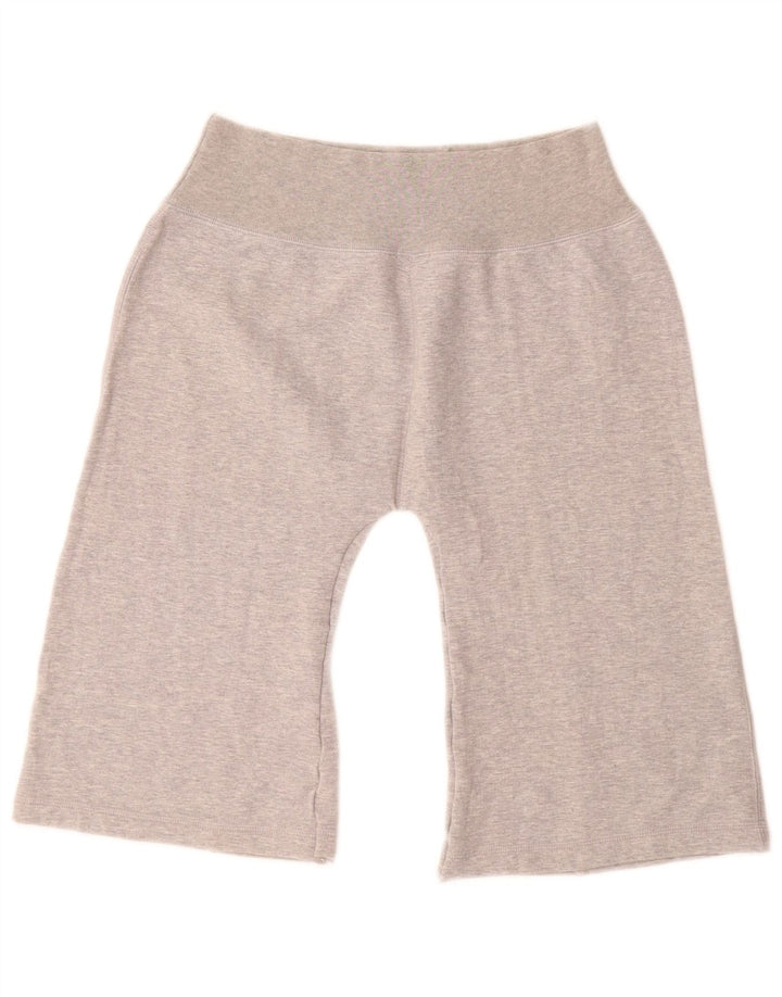 BENETTON Short de sport pour femme UK 12 Gris moyen moucheté