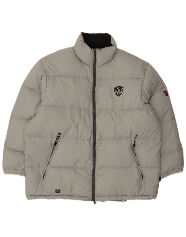 XS Exes Veste matelassée pour homme UK 42 XL Gris Polyester