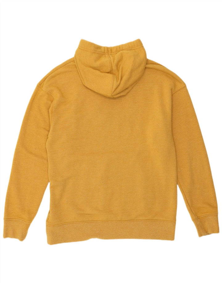 Nike Pull à capuche graphique en coton jaune moyen pour homme