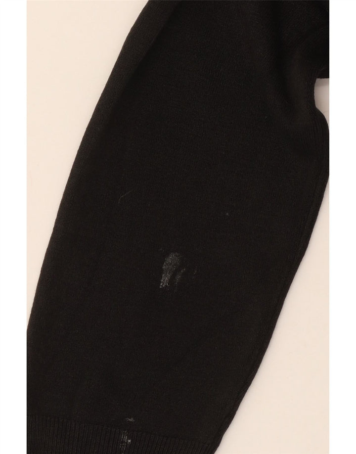 Marks & Spencer Pull col zippé pour homme XL Noir Acrylique