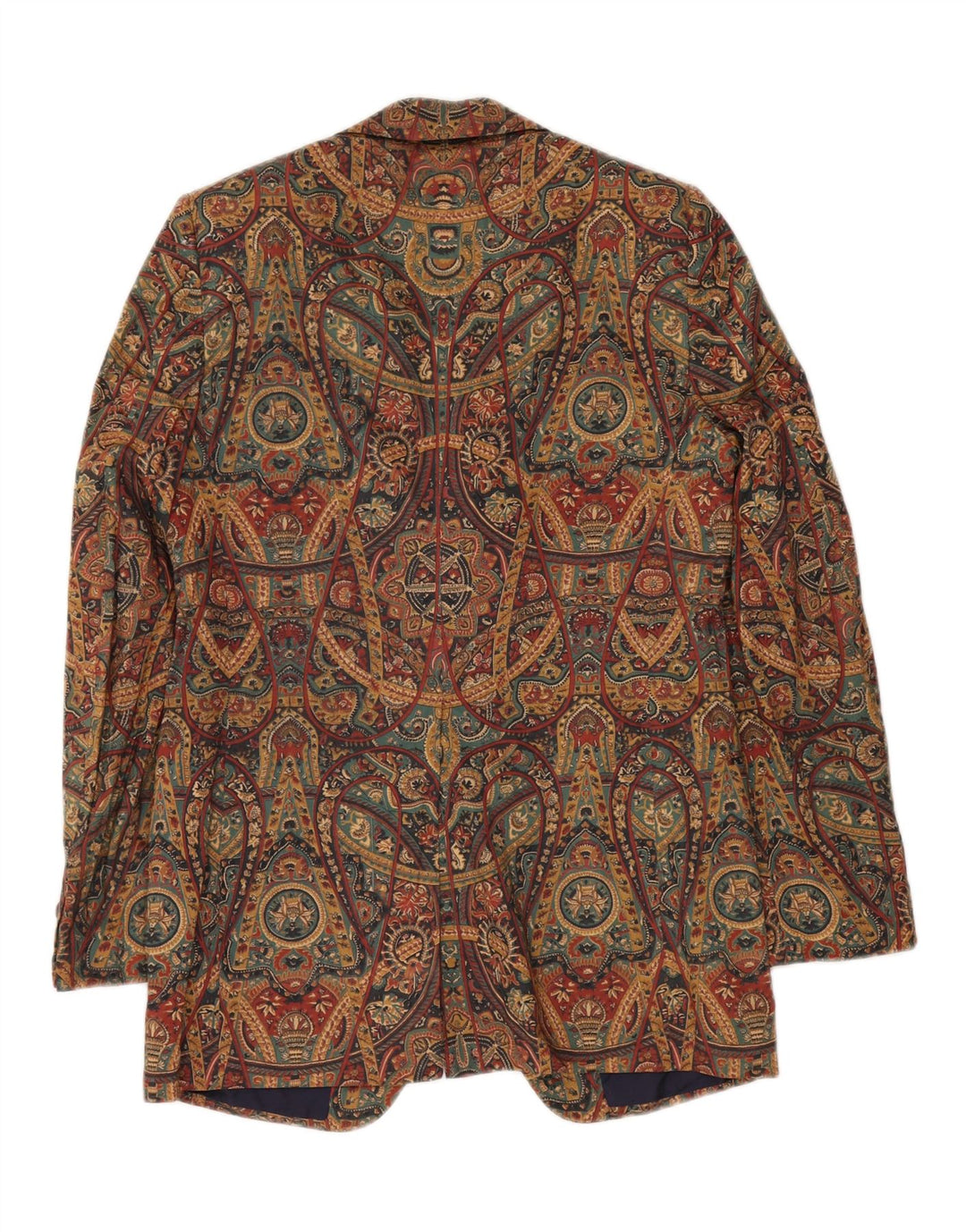 VINTAGE Veste Blazer 3 Boutons Homme UK 36 Petit Paisley Multicolore