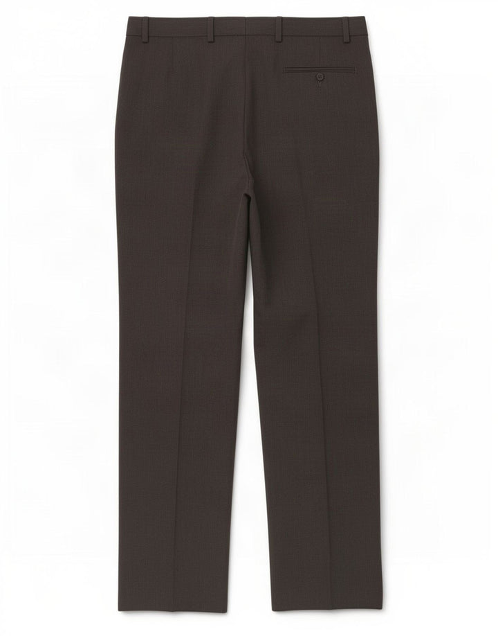 Marks & Spencer Pantalon décontracté coupe classique pour homme W38 L33 Gris Polyester