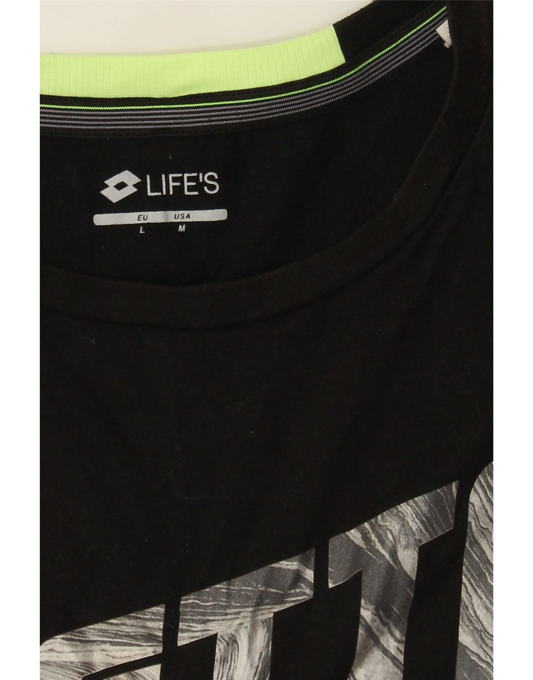 Lotto Débardeur Life's Graphic Homme Noir Moyen