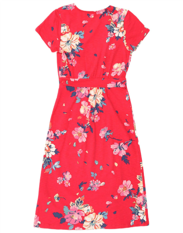 JOULES Robe fourreau pour femme UK 8 Petit coton floral rose
