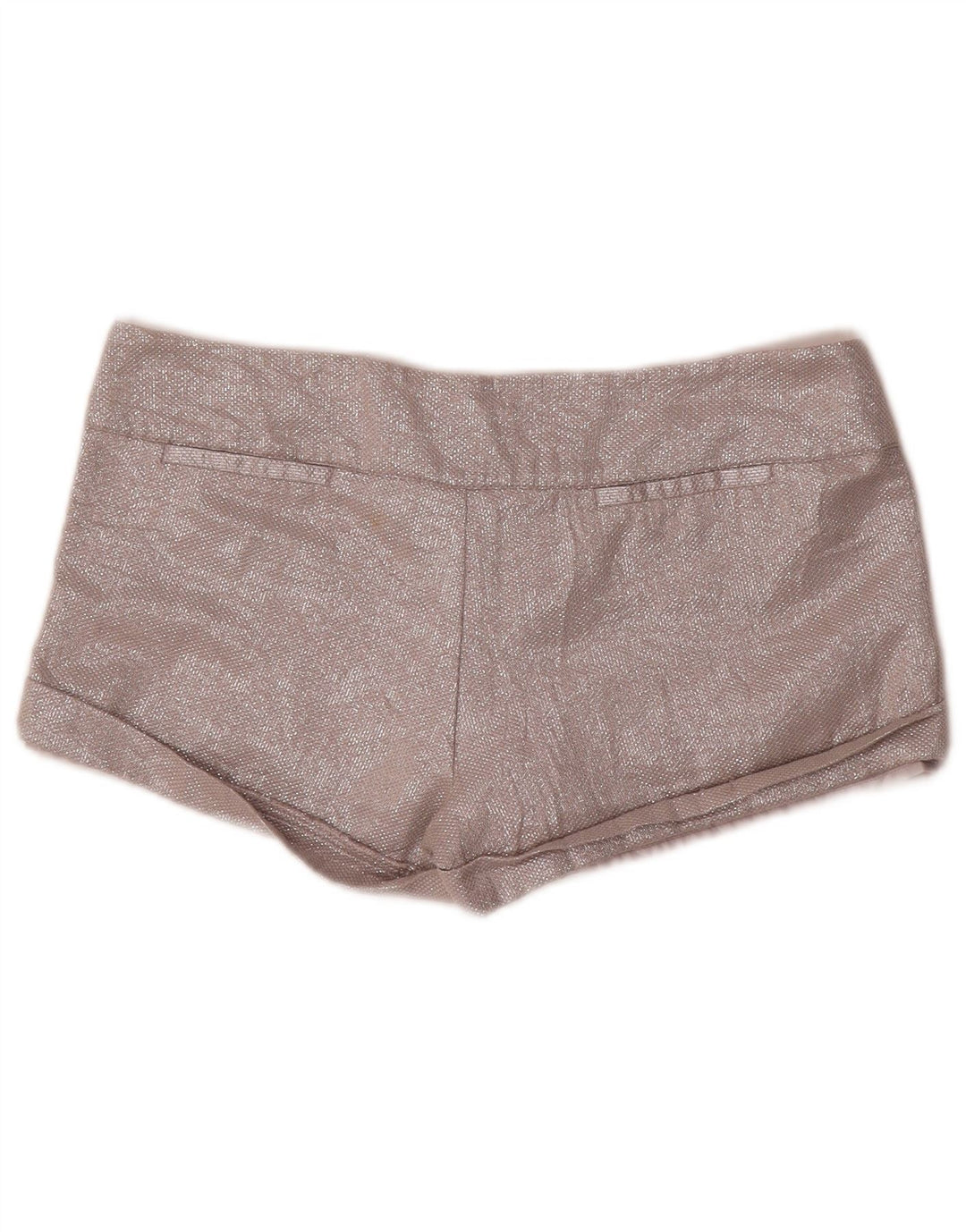 Zara Womens Trafaluc Hot Pants EU 40 Medium W30 Argent Coton