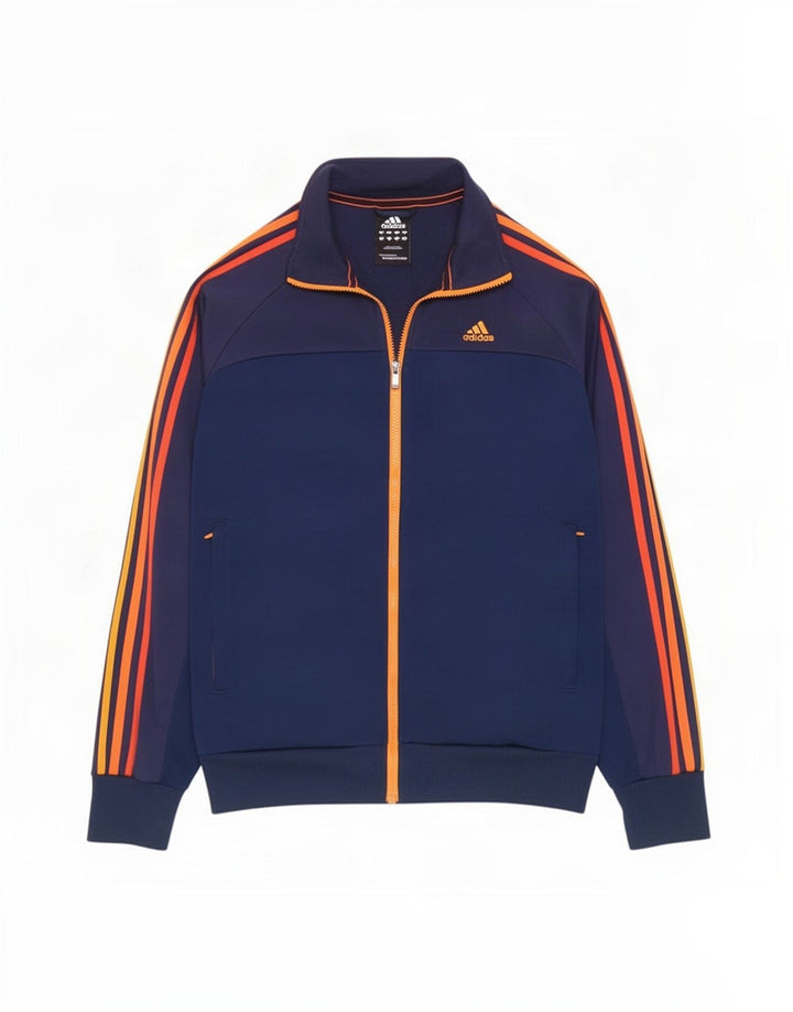 Adidas Veste de survêtement pour homme Petit bleu marine Polyester